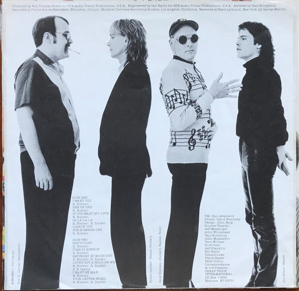 Cheap Trick – One On One LP vinyl record, image 6 of 6