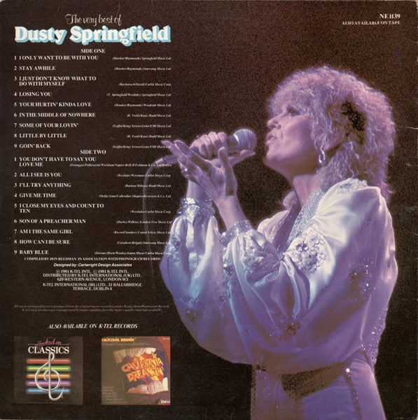 Dusty Springfield – The Very Best Of Dusty Springfield LP vinyl record, image 2 of 4