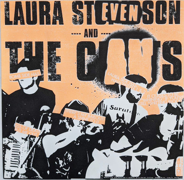 Bomb The Music Industry!, Laura Stevenson & The Cans – Bomb The Music Industry! / Laura Stevenson And The Cans 7" vinyl record, image 2 of 4