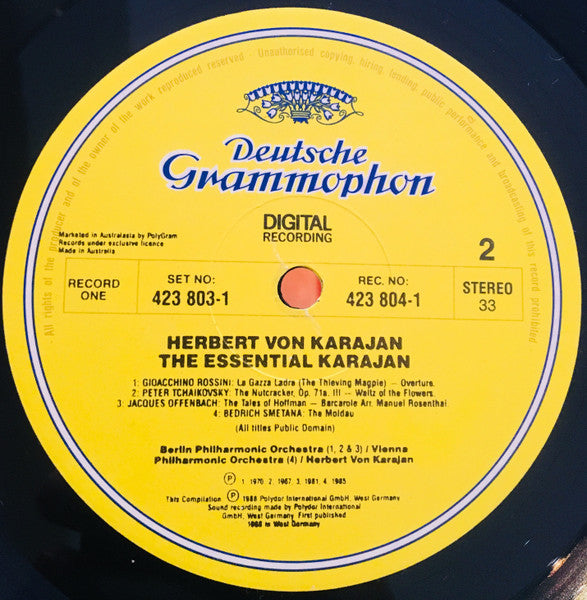 Herbert Von Karajan – The Essential Karajan (2xLP) LP vinyl record, image 8 of 10