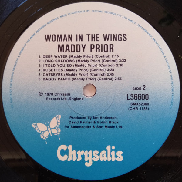 Maddy Prior – Woman In The Wings LP vinyl record, image 6 of 6