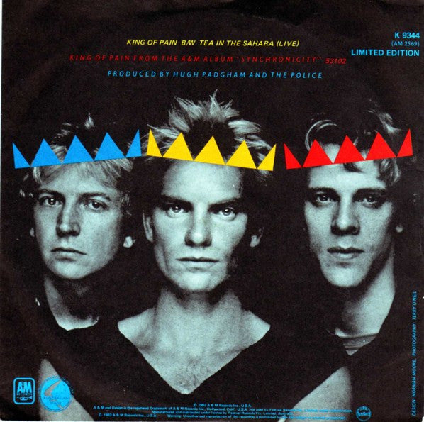 The Police – King Of Pain 7" vinyl record, image 2 of 4