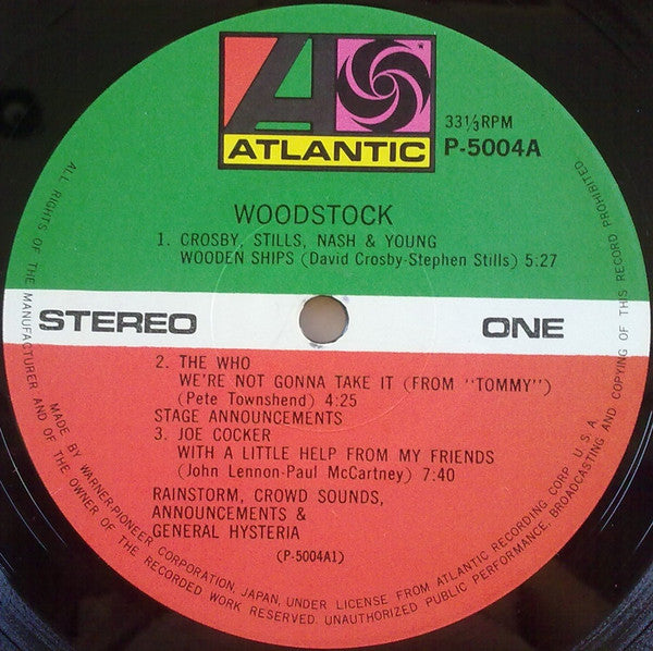Various – Woodstock - Music From The Original Soundtrack And More (3xLP) LP vinyl record, image 10 of 10