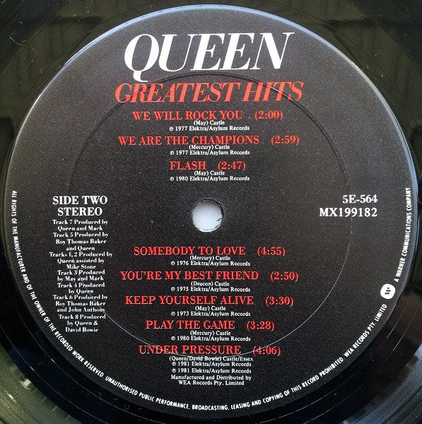 Queen – Greatest Hits LP vinyl record, image 4 of 6