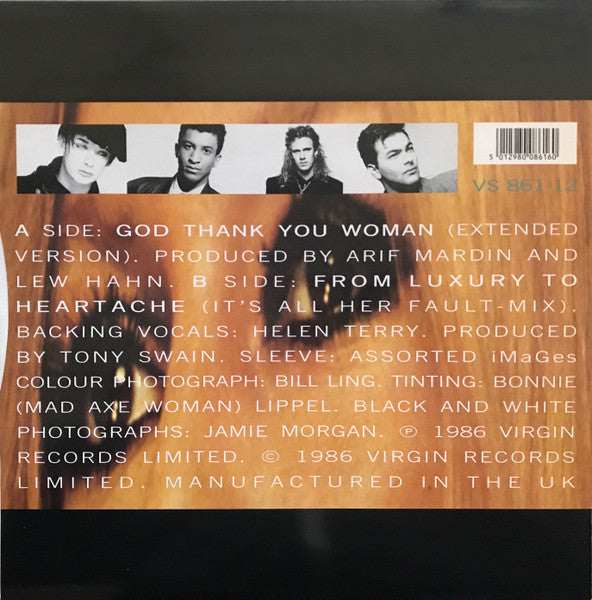Culture Club – God Thank You Woman 12" vinyl record, image 2 of 4