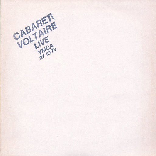 Cabaret Voltaire – Live At The Y.M.C.A. 27.10.79