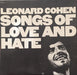 Leonard Cohen – Songs Of Love And Hate LP vinyl record, image 1 of 4