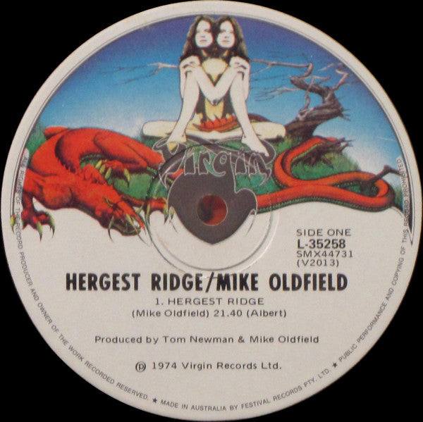 Mike Oldfield – Hergest Ridge LP vinyl record, image 3 of 4