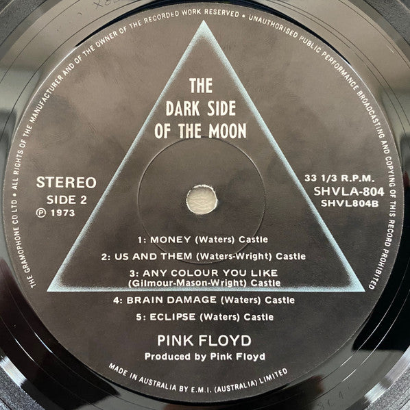 Pink Floyd – The Dark Side Of The Moon LP vinyl record, image 4 of 8