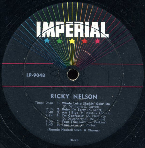 Ricky Nelson – Ricky LP vinyl record, image 4 of 4