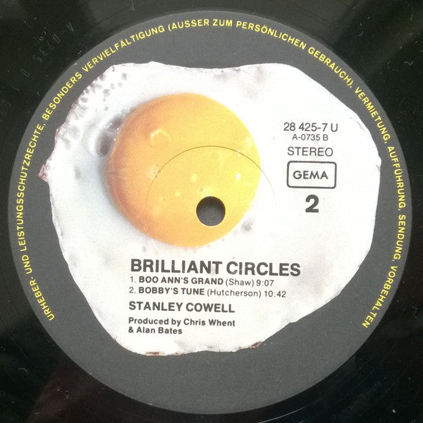 Stanley Cowell – Brilliant Circles LP vinyl record, image 7 of 7