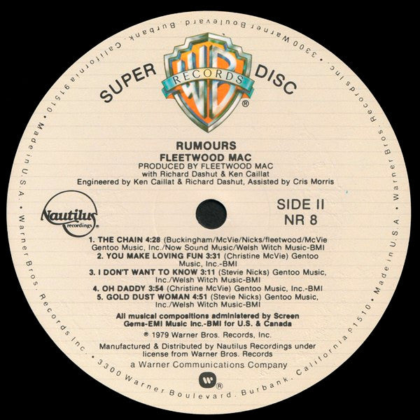 Fleetwood Mac – Rumours LP vinyl record, image 6 of 6