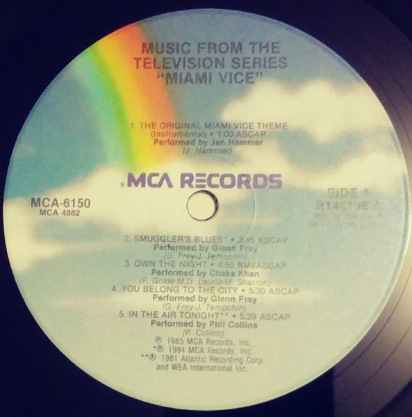 Various – Music From The Television Series "Miami Vice" LP vinyl record, image 2 of 3