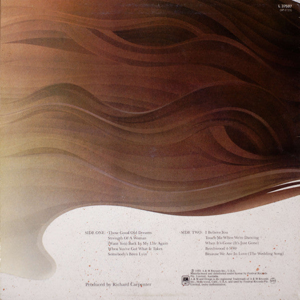 Carpenters – Made In America LP vinyl record, image 3 of 3