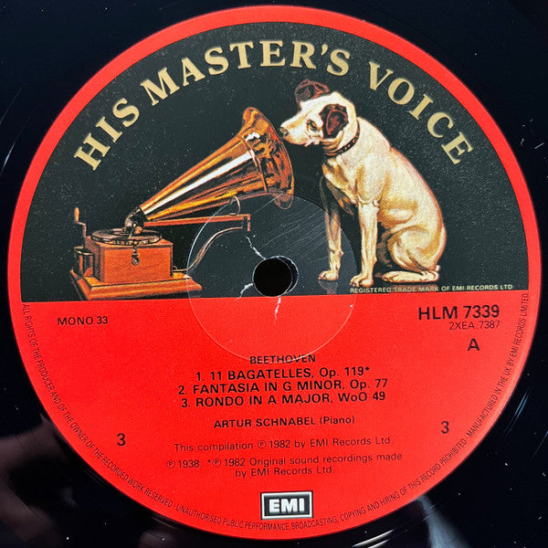 Artur Schnabel, Ludwig van Beethoven – Beethoven Piano Music Volume 5 (3xLP) LP vinyl record, image 5 of 10