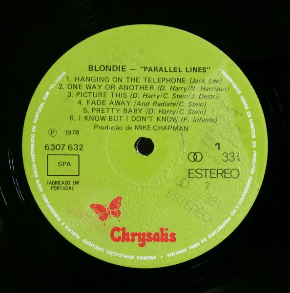 Blondie – Parallel Lines LP vinyl record, image 3 of 4