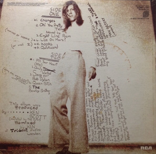 David Bowie – Hunky Dory LP vinyl record, image 2 of 5