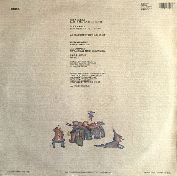 Eberhard Weber – Chorus LP vinyl record, image 2 of 4
