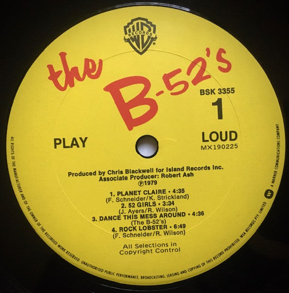 The B-52's – The B-52's LP vinyl record, image 4 of 8