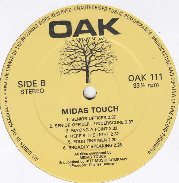 Midas Touch – The Golden Contemporary Sounds LP vinyl record, image 4 of 4