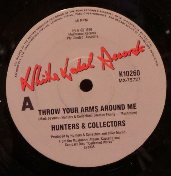 Hunters & Collectors – Throw Your Arms Around Me 7" vinyl record, image 3 of 4