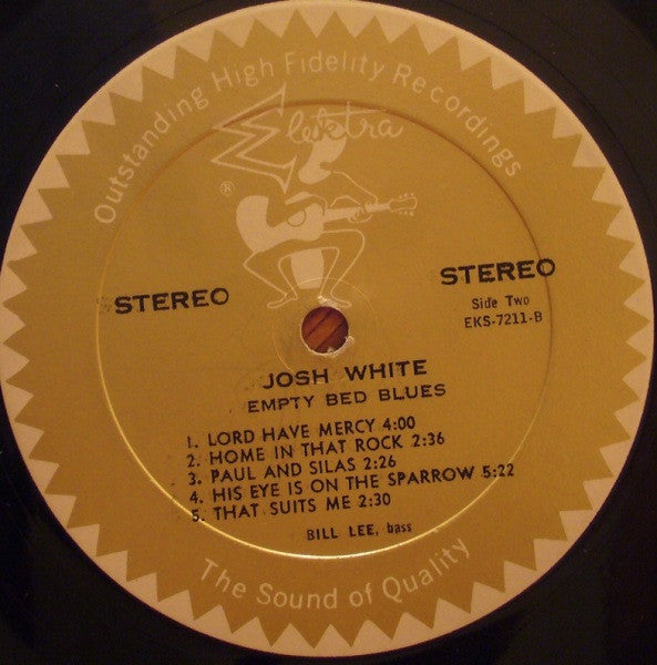 Josh White – Empty Bed Blues LP vinyl record, image 5 of 5