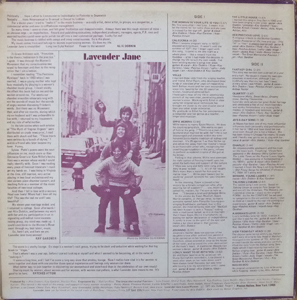 Lavender Jane – Lavender Jane Loves Women LP vinyl record, image 2 of 4