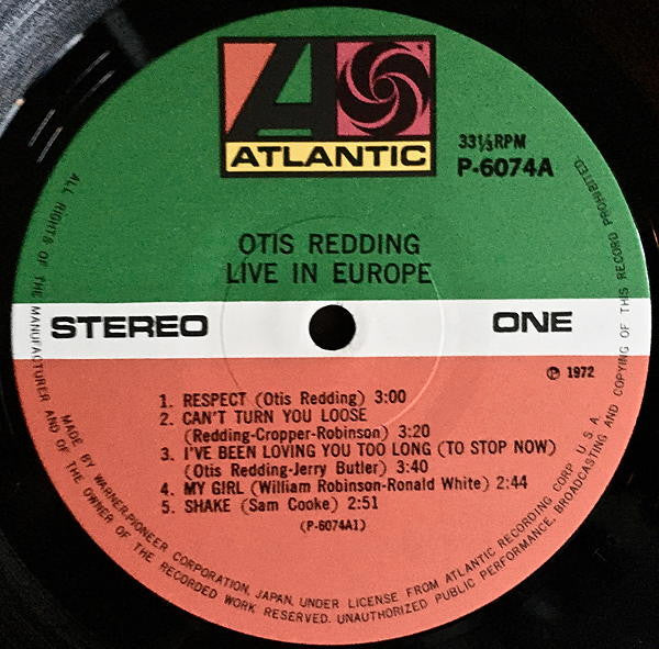 Otis Redding – Otis Redding Live In Europe LP vinyl record, image 4 of 8