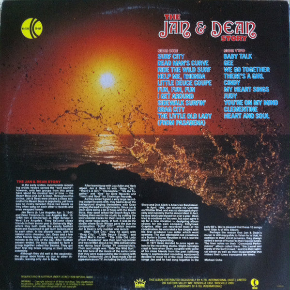 Jan & Dean – The Jan & Dean Story LP vinyl record, image 2 of 6