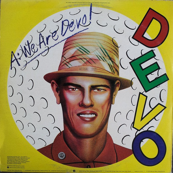 Devo – Q: Are We Not Men? A: We Are Devo! LP vinyl record, image 2 of 6