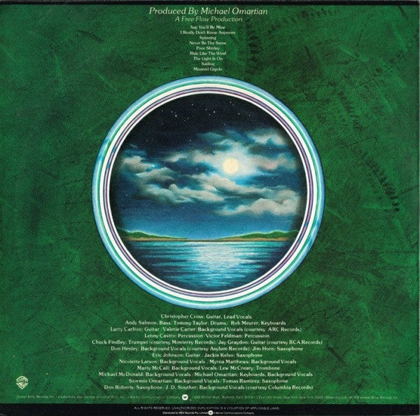 Christopher Cross – Christopher Cross LP vinyl record, image 2 of 4