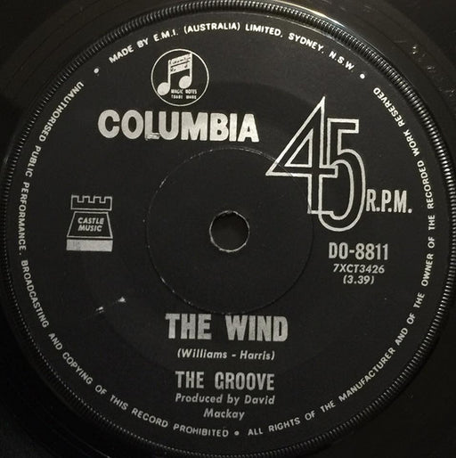 The Groove – The Wind 7" vinyl record