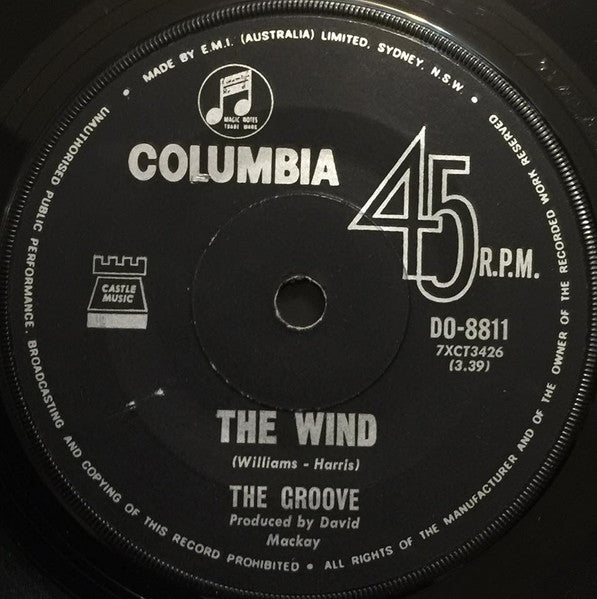 The Groove – The Wind 7" vinyl record