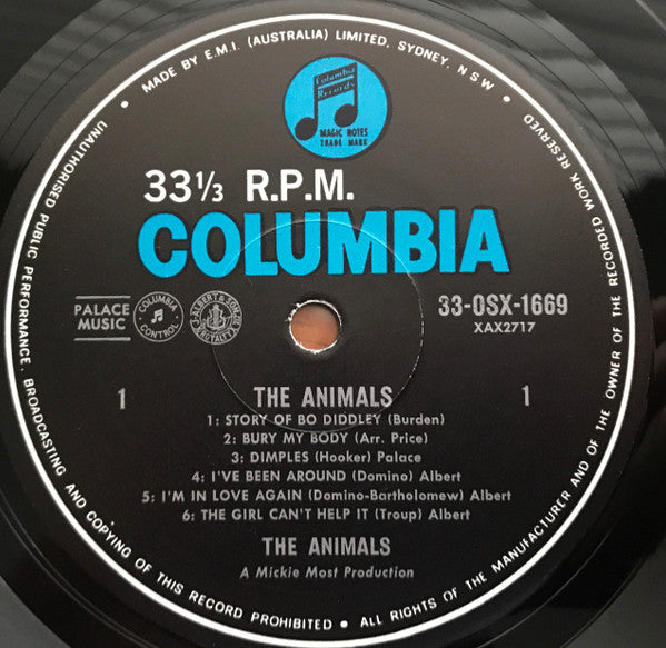 The Animals – The Animals LP vinyl record, image 3 of 4