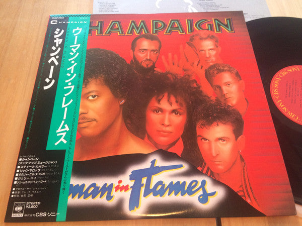 Champaign – Woman In Flames LP vinyl record