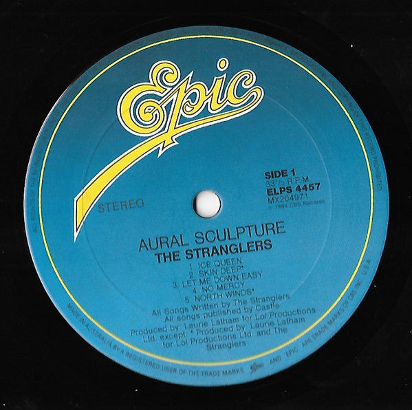 The Stranglers – Aural Sculpture LP vinyl record, image 6 of 6