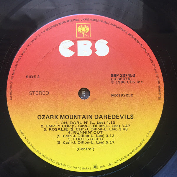 The Ozark Mountain Daredevils – Ozark Mountain Daredevils LP vinyl record, image 4 of 4