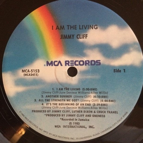 Jimmy Cliff – I Am The Living LP vinyl record, image 3 of 6