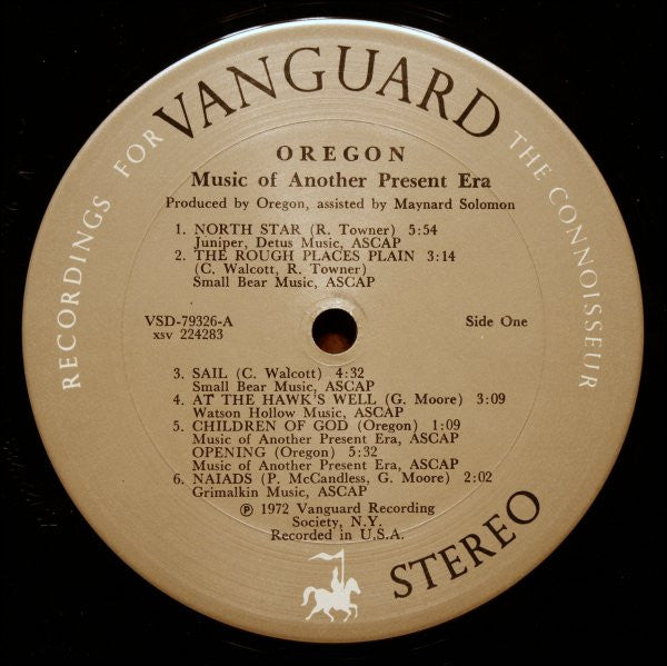 Oregon – Music Of Another Present Era LP vinyl record, image 3 of 5