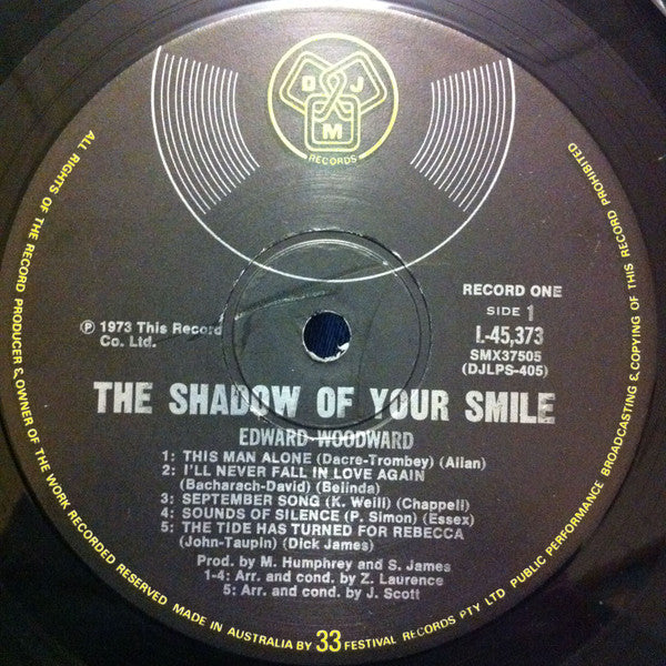 Edward Woodward – The Shadow Of Your Smile (2xLP) LP vinyl record, image 5 of 8