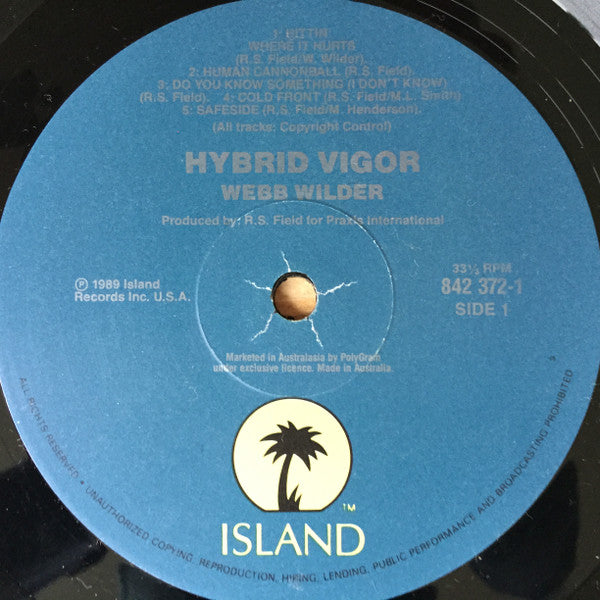 Webb Wilder – Hybrid Vigor LP vinyl record, image 3 of 4