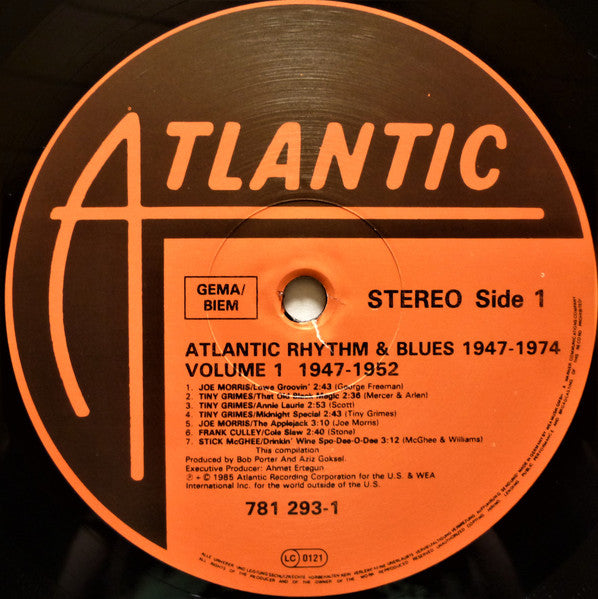 Various – Atlantic Rhythm And Blues 1947-1974 (Volume 1 1947-1952) (2xLP) LP vinyl record, image 5 of 8