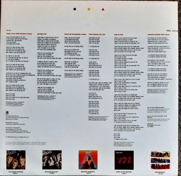The Police – Every Breath You Take (The Singles) LP vinyl record, image 6 of 6