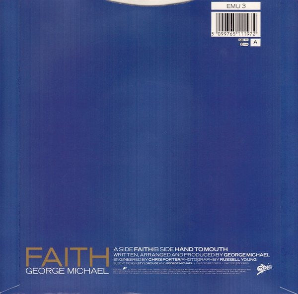 George Michael – Faith 7" vinyl record, image 2 of 4