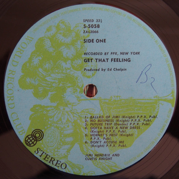 Jimi Hendrix, Curtis Knight – Get That Feeling LP vinyl record, image 6 of 8
