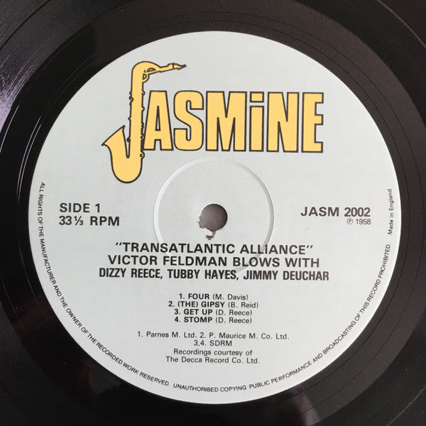 Victor Feldman, Tubby Hayes, Dizzy Reece, Jimmy Deuchar – Transatlantic Alliance LP vinyl record, image 3 of 4