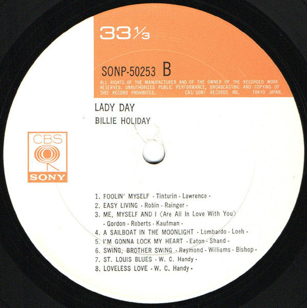 Billie Holiday – Lady Day LP vinyl record, image 6 of 9