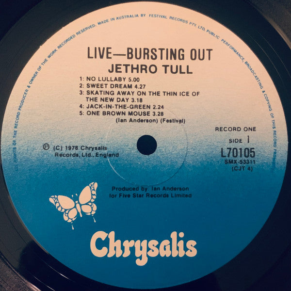 Jethro Tull – Live - Bursting Out (2xLP) LP vinyl record, image 9 of 10