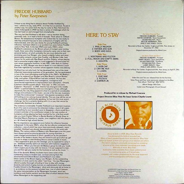 Freddie Hubbard – Here To Stay (2xLP) LP vinyl record, image 4 of 8