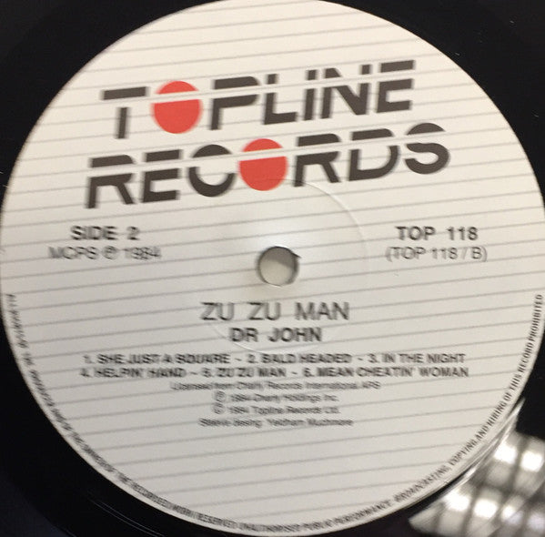 Dr. John – Zu Zu Man LP vinyl record, image 4 of 4